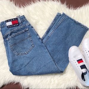 Distressed tommy jeans